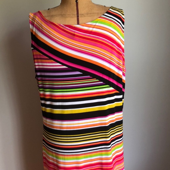 Skye’s the limit Sleeveless Knit Maxi Dress Stripe - Picture 6 of 7